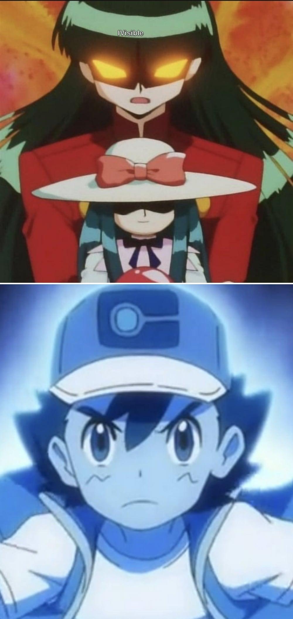 Voici un match intéressant, Ash avec des pouvoirs d'aura utilisés ...